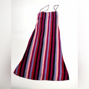 Reformation Multicolor Striped Maxi Dress